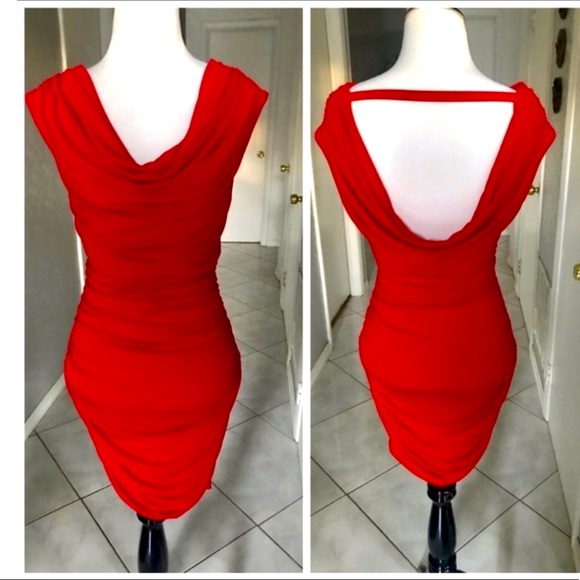Express rouched form fitting dress - Picture 5 of 5
